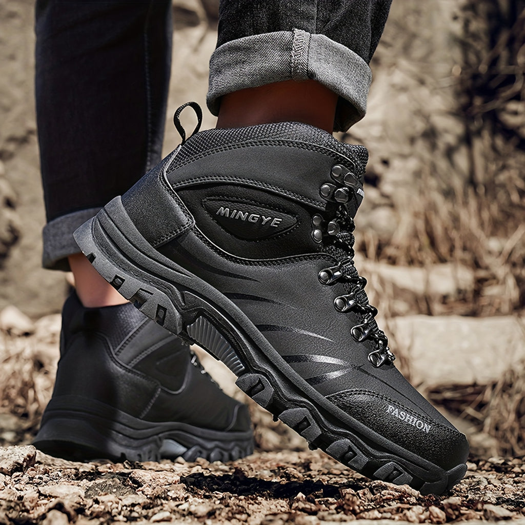 Men's High-Top Outdoor Sports Shoes - Trail Running & Hiking
