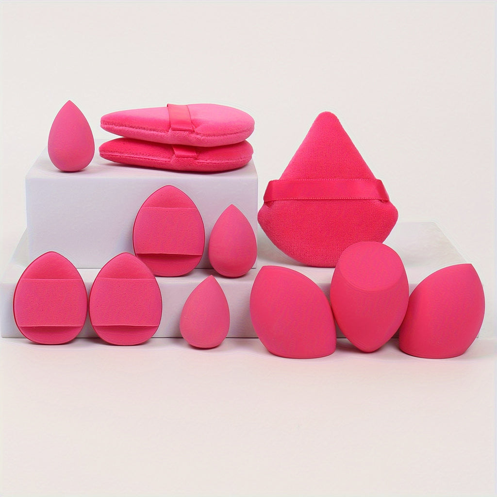 This 12pcs All-Purpose Makeup Sponge Set Includes 3 Loose Powder Puffs, 3 Puffs, 3 Beauty Blenders, And 3 Beauty Blenders. The Foundation Blending Sponge Is Flawless with Liquid, Cream, And Powder Foundations. It'S a Latex-Fr - The Superior Findings Depot