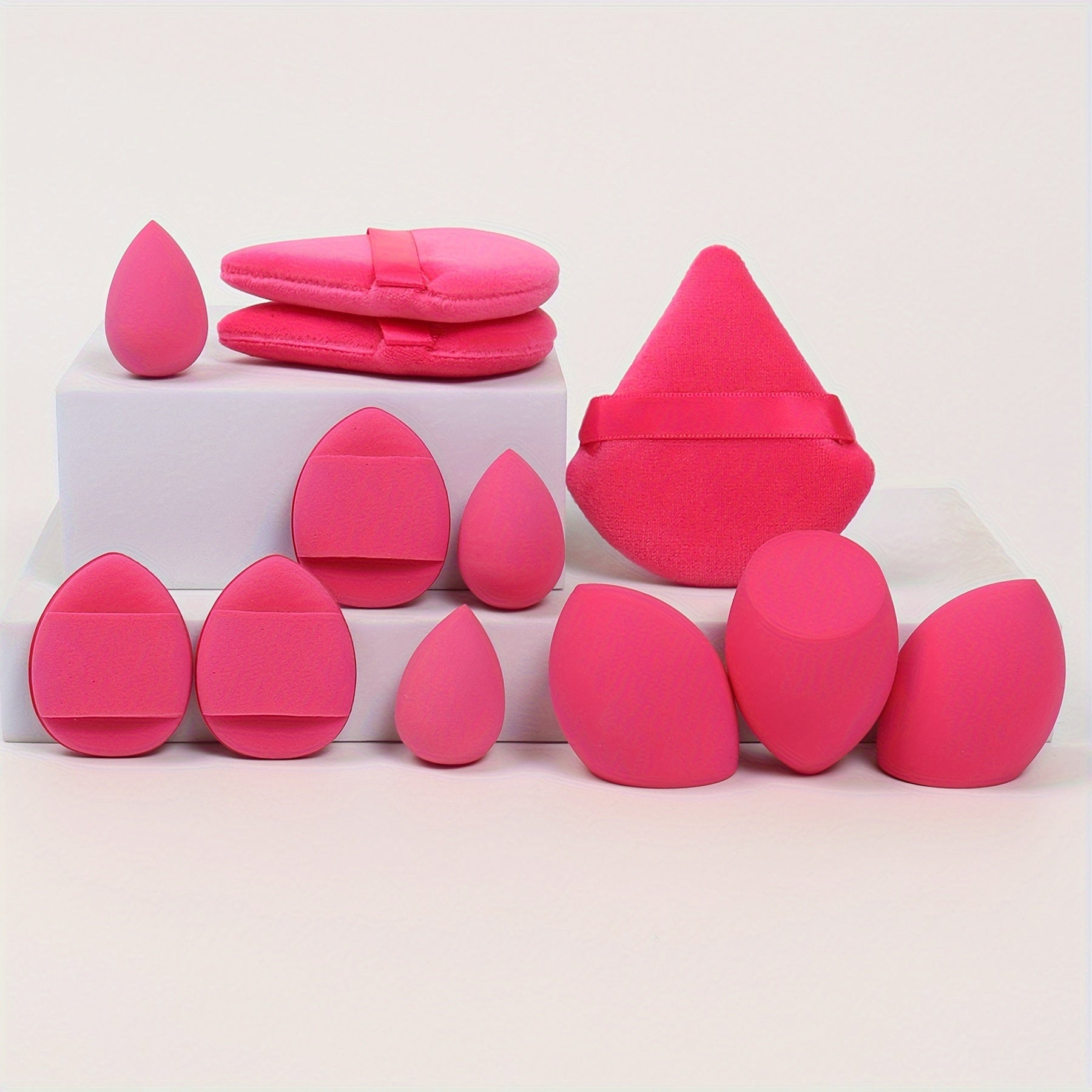 This 12pcs All-Purpose Makeup Sponge Set Includes 3 Loose Powder Puffs, 3 Puffs, 3 Beauty Blenders, And 3 Beauty Blenders. The Foundation Blending Sponge Is Flawless with Liquid, Cream, And Powder Foundations. It'S a Latex-Fr - The Superior Findings Depot