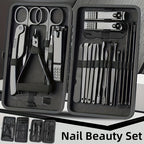 A Set of Nail Clippers And Grooming Tools with 8/15/24pcs, Includes a Portable Travel Case, Clippers, And Scissors, a Professional Foot Nail Trimming Kit, And a Travel Grooming Tool Set. - The Superior Findings Depot