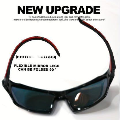 1/3pcs Vibrant Color-Changing Polarized Sports Glasses - Windproof, Anti-Glare, Unisex Design for Enhanced Visibility - Ideal for Outdoor Enthusiasts: Fishing, Biking, Hiking, Running, Driving, and More!