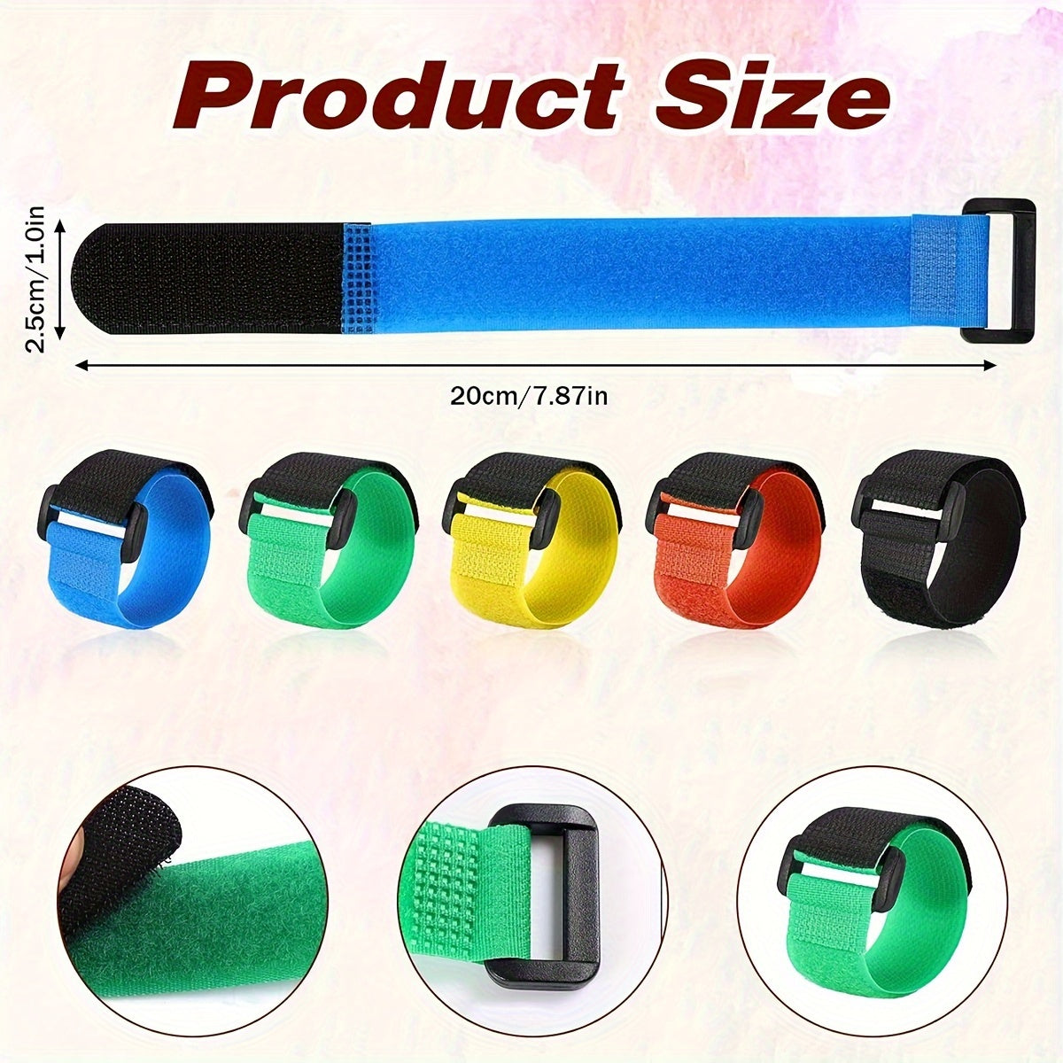 10/20pcs Fishing Rod Tie Strap - Fishing Pole Fixing Wrap Band, Rod Holder, Outdoor Fishing Tools
