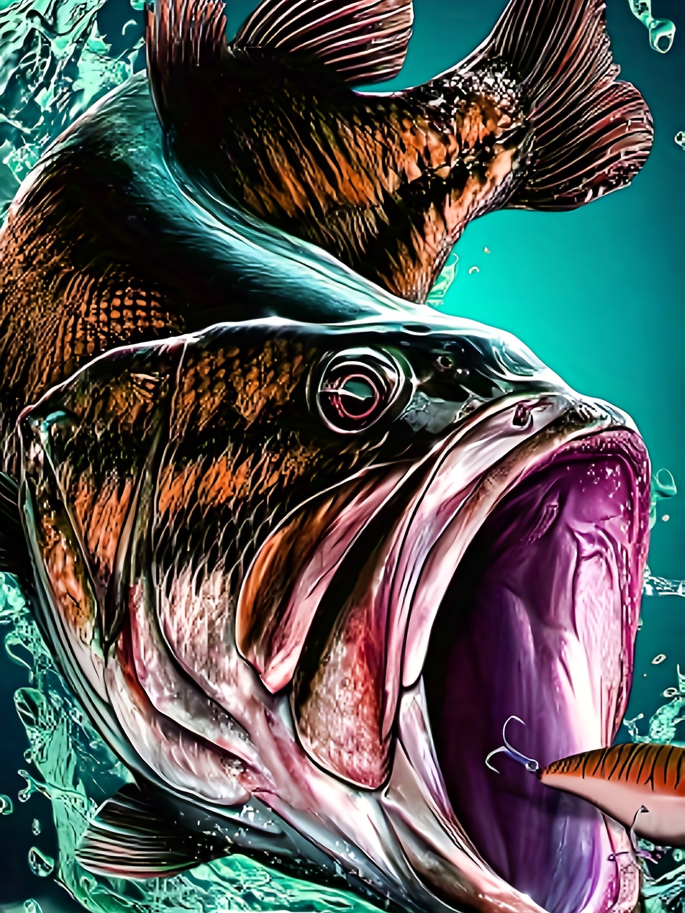 Men's Summer Creative Fashion 3D Digital Print T-Shirt