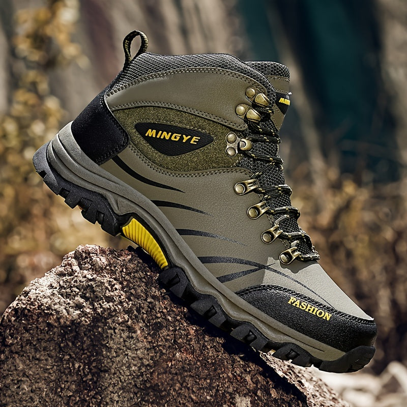 Men's Outdoor Casual Hiking Shoes - High-Top Non-Slip