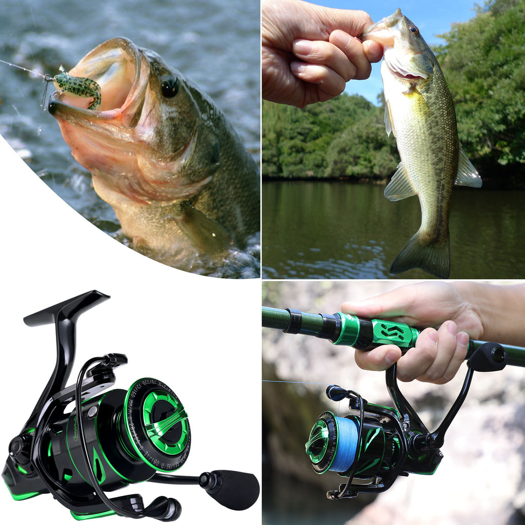 Sougayilang Spinning Fishing Reel - Lightweight 6, 2:1 High-Speed Gear Ratio, Aluminum Alloy Construction, Ergonomic Handle & Adjustable Drag, Mixed Colors for Freshwater & Saltwater Fishing, Ideal Gift for Anglers, Fishing R - The Superior Findings Depot