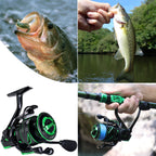 Sougayilang Spinning Fishing Reel - Lightweight 6, 2:1 High-Speed Gear Ratio, Aluminum Alloy Construction, Ergonomic Handle & Adjustable Drag, Mixed Colors for Freshwater & Saltwater Fishing, Ideal Gift for Anglers, Fishing R - The Superior Findings Depot