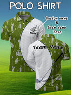 Customizable Men's Golf Shirt - Breathable Quick-Dry Team Logo