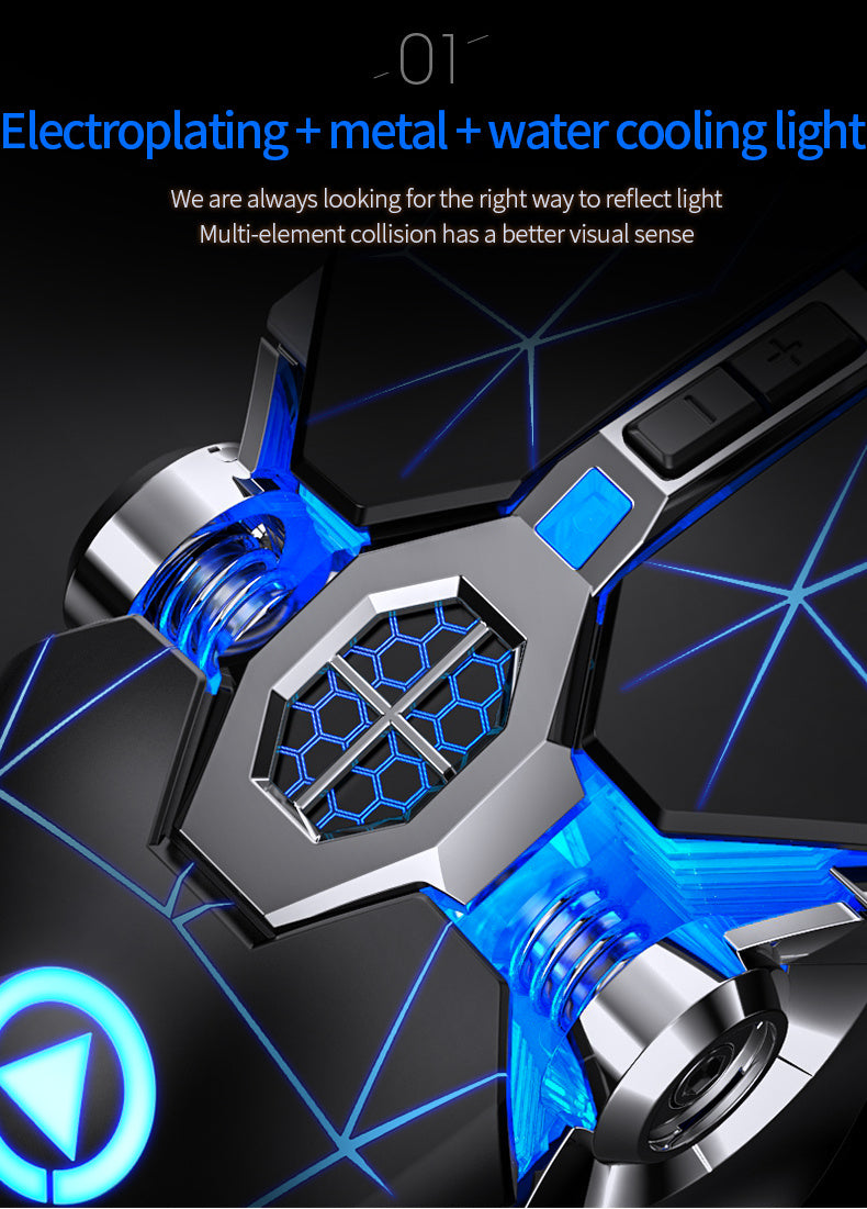 Silvery Carved Wired Mouse for E-Sports Gaming, Silent and Sound Chicken-Eating Mouse Macro for Desktops and Laptops - The Superior Findings Depot