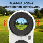 [REVASRI Golf Rangefinder] REVASRI Golf Rangefinder with Slope And Pin Lock Vibration | External Slope Switch for Golf Tournament Legal | 1000YDS Laser Range Finder with Rechargeable Battery - The Superior Findings Depot