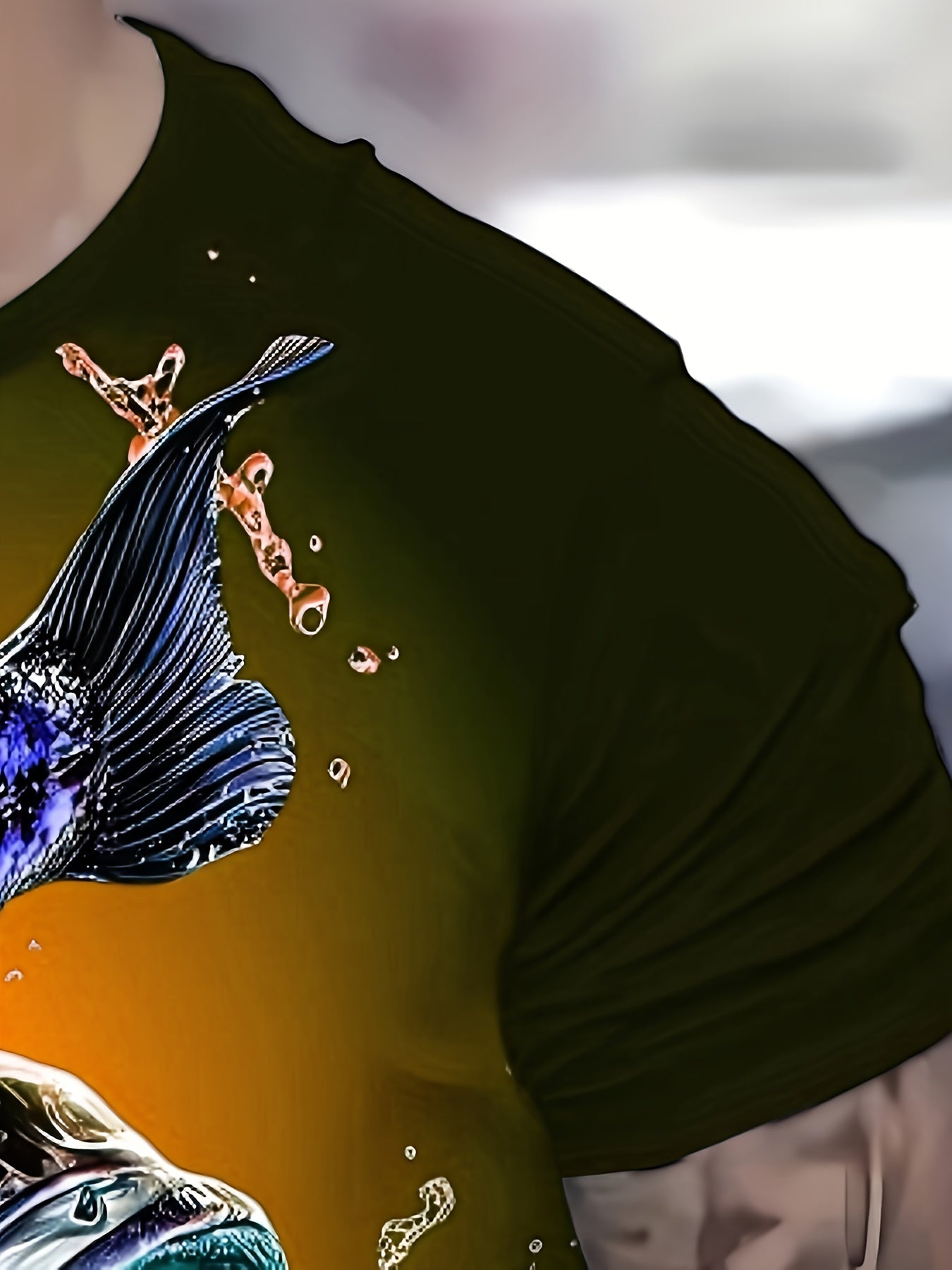Men's Summer Creative Fashion 3D Digital Print T-Shirt