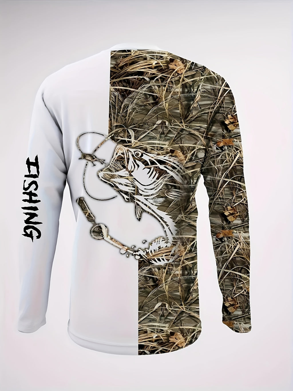 Novel Men'S Stylish Casual Long-Sleeve T-Shirt