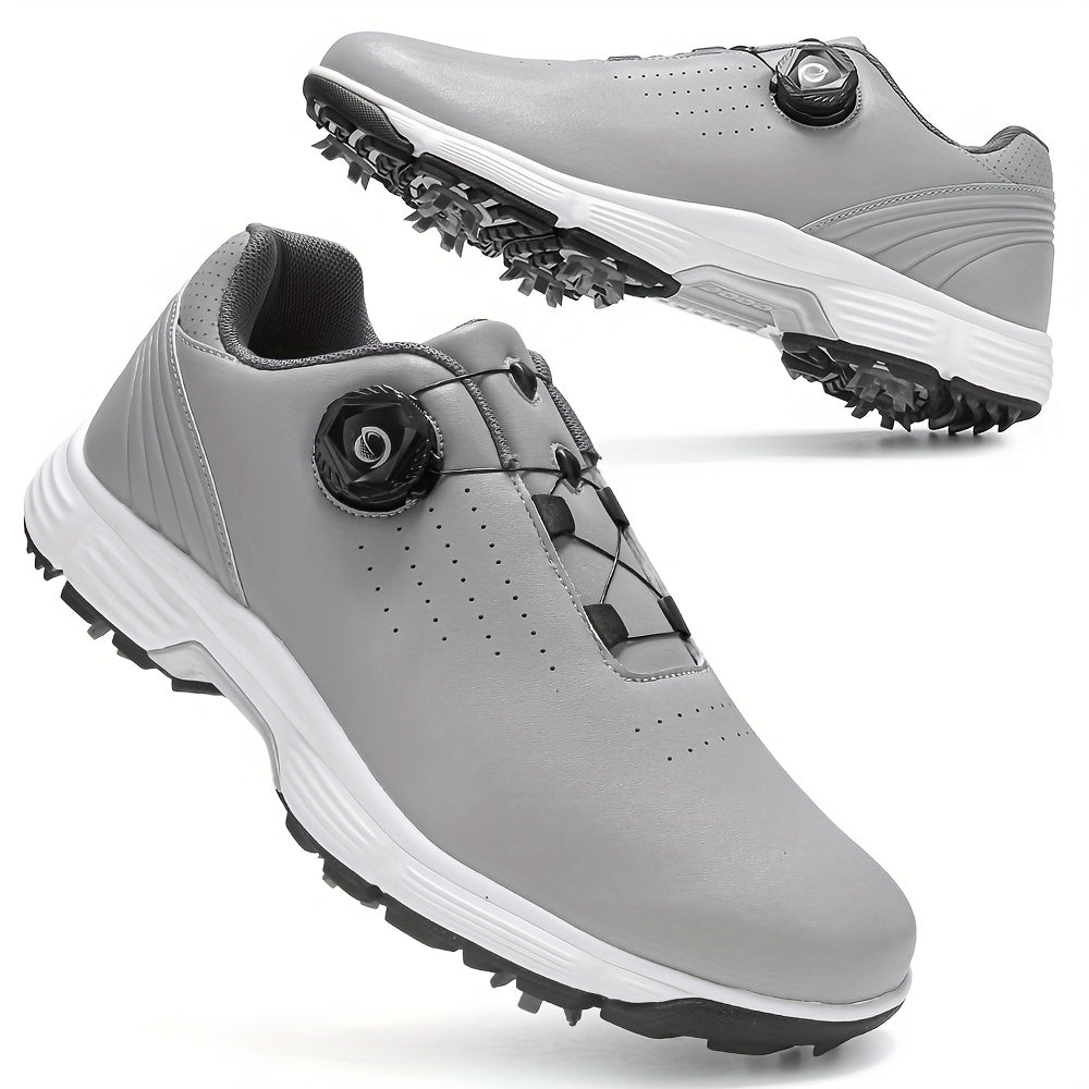 THESTRON Men's Lightweight Golf Shoes - Non-Slip TPU Sole
