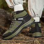 MAINALUN Men's All-Season High-Top Hiking Boots - Heavy-Duty