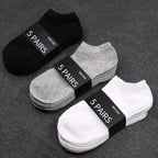 1/5/10/30 Pairs Men'S & Women'S Breathable Anti-Odor Socks - Moisture-Wicking Quick-Dry Summer Shorts, Black/White/Gray/Beige/Gray/White/Black/Gray/White/Gray/White/Gray/White/Gray/White/, Sweat-Resistant - The Superior Findings Depot
