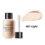Lightweight Small Mini Bottle Liquid Concealer - Full Coverage For Acne, Dark Circles, And Blemishes, Travel Size - The Superior Findings Depot