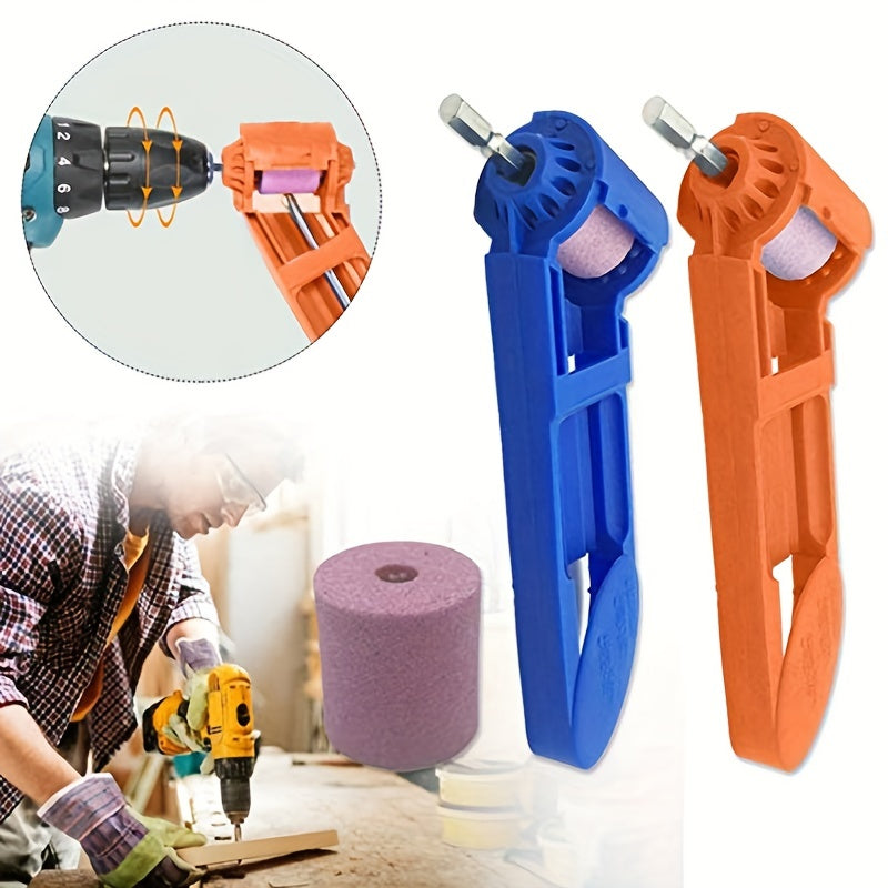 1pc Portable Drill Bit Sharpener With Grinding Wheel For Quick And Easy Sharpening Of Nail Drill Bits, Sharp And Ready - The Superior Findings Depot