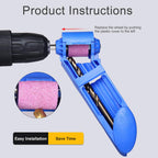 1pc Portable Drill Bit Sharpener With Grinding Wheel For Quick And Easy Sharpening Of Nail Drill Bits, Sharp And Ready - The Superior Findings Depot