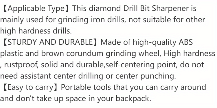 1pc Portable Drill Bit Sharpener With Grinding Wheel For Quick And Easy Sharpening Of Nail Drill Bits, Sharp And Ready - The Superior Findings Depot