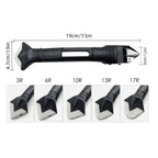 1pc 5 In 1 Caulk Remover Tools Kit, Grout Removal Tool, Sealant Finishing Tool, Glue Angle Scraper Tool For Window, Sink Renovations In Kitchens And Bathrooms - The Superior Findings Depot