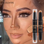 PECOLOVERS Double Head Highlight Pen Face Make Up Liquid Waterproof Contouring Foundation Contour Makeup Concealer Stick Pencil Cosmetics - The Superior Findings Depot