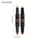 PECOLOVERS Double Head Highlight Pen Face Make Up Liquid Waterproof Contouring Foundation Contour Makeup Concealer Stick Pencil Cosmetics - The Superior Findings Depot