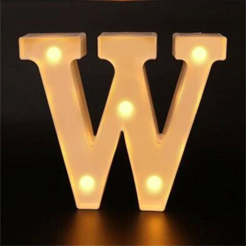 Charming 16cm LED Alphabet & Number Night Lights - Battery-Powered, Warm White Glow for Cozy Home Ambiance, Weddings, Birthdays, Christmas Decor - High-Quality, Easy to Install, Lights for Decoration - The Superior Findings Depot