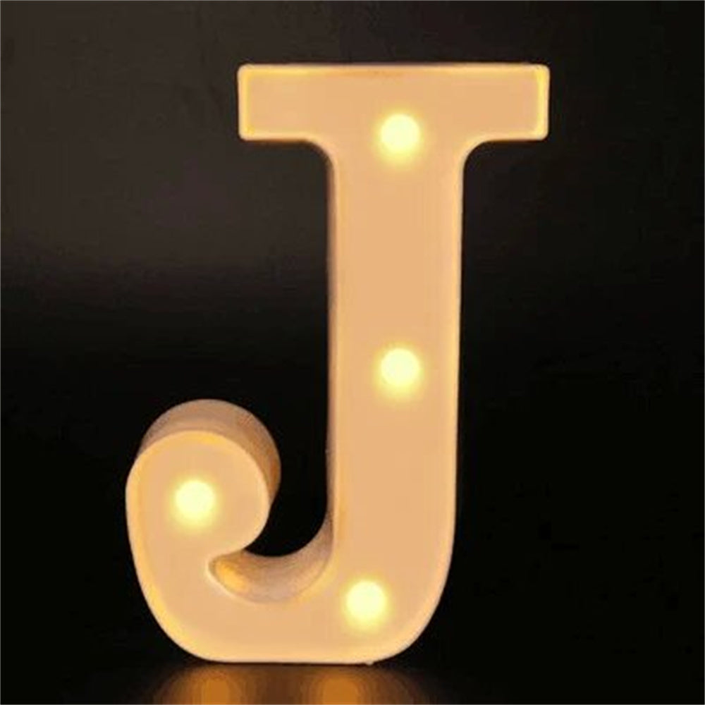 Charming 16cm LED Alphabet & Number Night Lights - Battery-Powered, Warm White Glow for Cozy Home Ambiance, Weddings, Birthdays, Christmas Decor - High-Quality, Easy to Install, Lights for Decoration - The Superior Findings Depot