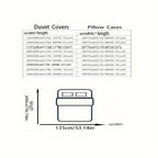 3pcs 100% Polyester Brushed Bedding Set, Floral Plant Print, Duvet Cover with 2 Pillowcases, Zipper Closure, Breathable, Machine Washable, Home Hotel Bedding Kit - The Superior Findings Depot