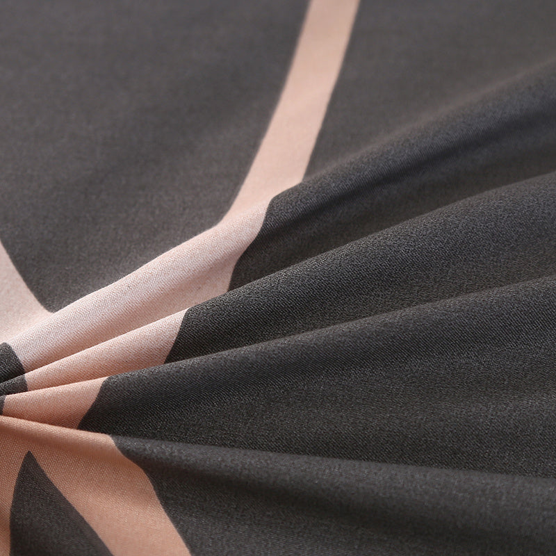 3pcs 100% Polyester Brushed Bedding Set, Floral Plant Print, Duvet Cover with 2 Pillowcases, Zipper Closure, Breathable, Machine Washable, Home Hotel Bedding Kit - The Superior Findings Depot