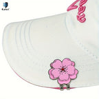 Caiton Magnetic Rose Flower Golf Hat Clip - Anti-Rust Durable