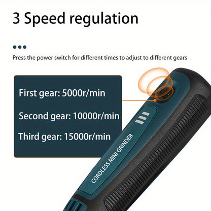Mini Electric Grinder Pen Set – USB Rechargeable Handheld Engraving &amp; Polishing Tool, Compact Rotary Grinder for Jade, Jewelry, Wood, and DIY Projects