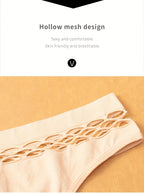 Ultra-Soft Womens Thong Panties - Seamless & Stretchy with Fashionable Cut Out Design - breathable Intimates for a Seamless Underwear Experience - Everyday Luxury Lingerie - The Superior Findings Depot