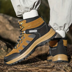 MAINALUN Men's All-Season High-Top Hiking Boots - Heavy-Duty