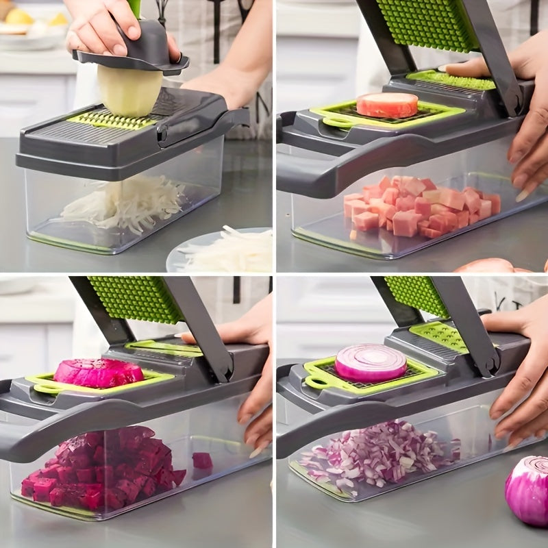 Vegetable Shredder Set - 6/16 Pieces Multifunctional Food Grater