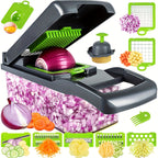 14-in-1 Multifunctional Vegetable Chopper & Slicer - 3 Bells Plastic