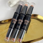 PECOLOVERS Double Head Highlight Pen Face Make Up Liquid Waterproof Contouring Foundation Contour Makeup Concealer Stick Pencil Cosmetics - The Superior Findings Depot