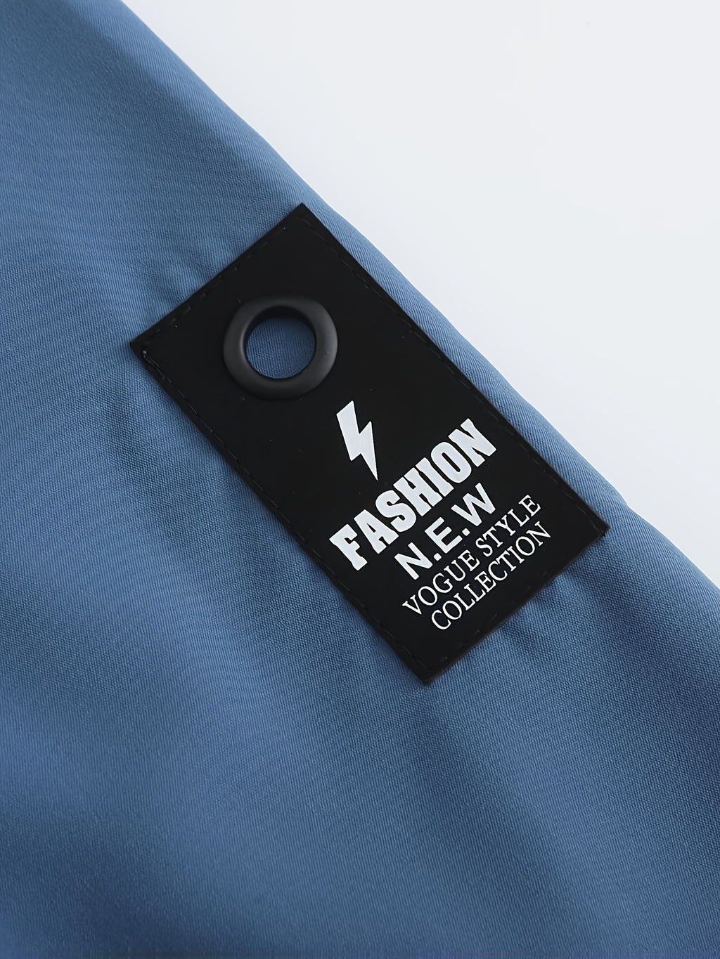 Men's Trendy Sporty Hooded Jacket - Geometric Pattern Bomber