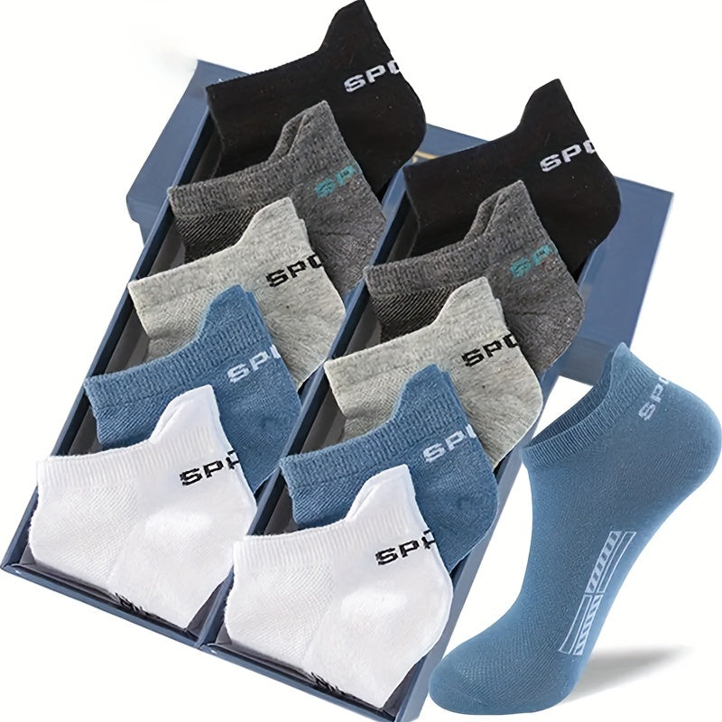 5 Pairs Unisex Graphic Letter Socks - Breathable, Moisture-Wicking, Low-Cut Ankle Socks for Sports, Fitness, and Casual Wear - Soft, Stretchy, and Comfortable Women's Stockings and Hosiery - The Superior Findings Depot