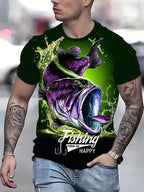 Men's Summer Creative Fashion 3D Digital Print T-Shirt