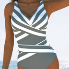 [Quick-Dry Swimwear] Women's One-Piece Swimsuit - Quick-Dry High-Elasticity Swim Suit, Chic One-Piece Swimsuit for Beach, Pool, Vacation - Easy Care Machine Washable Swimwear, Vintage Swimsuit, Beach Swimwear, Sporty Swimwear - The Superior Findings Depot