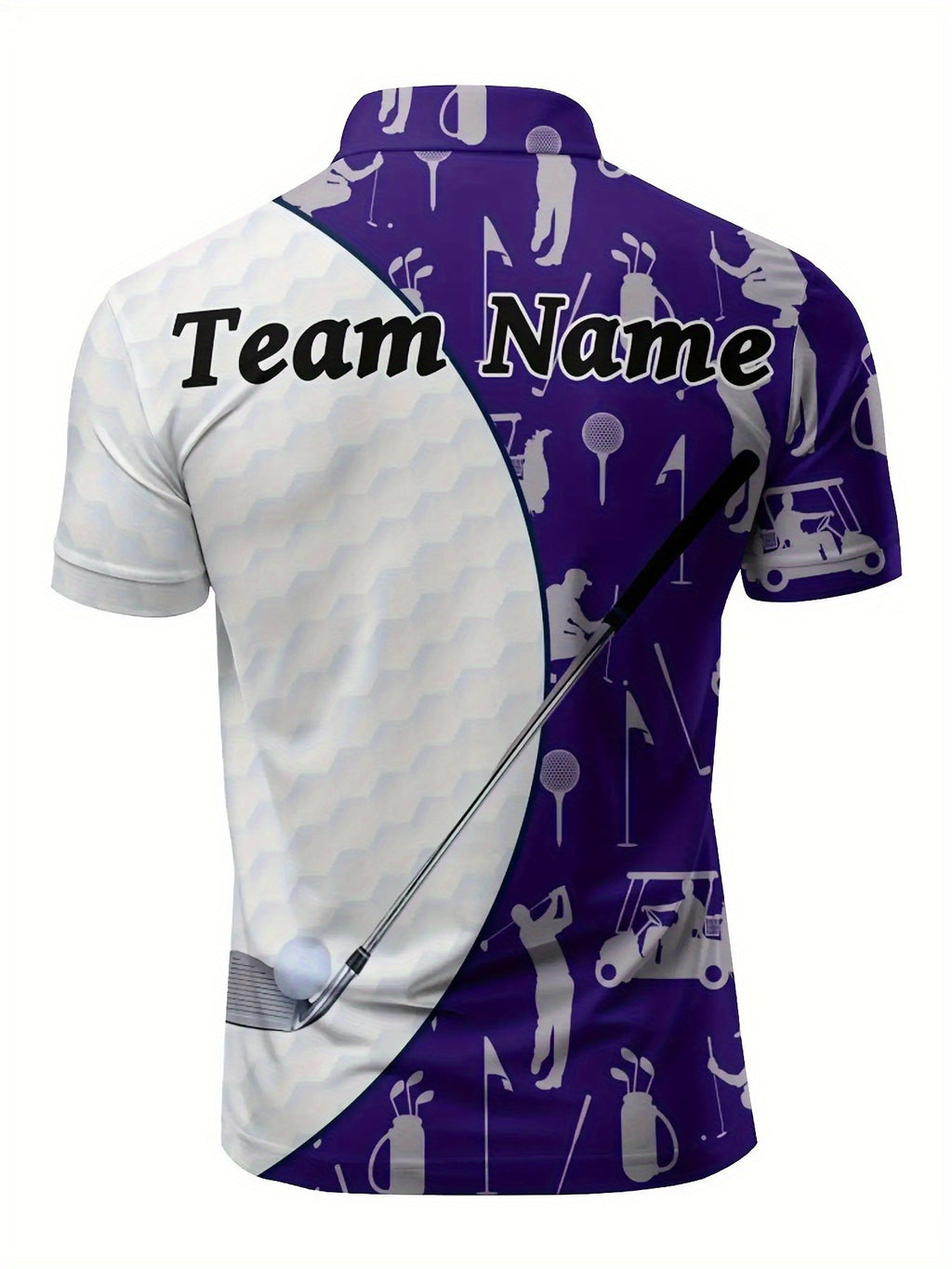 Customizable Men's Golf Shirt - Breathable Quick-Dry Team Logo