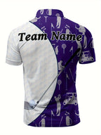 Customizable Men's Golf Shirt - Breathable Quick-Dry Team Logo
