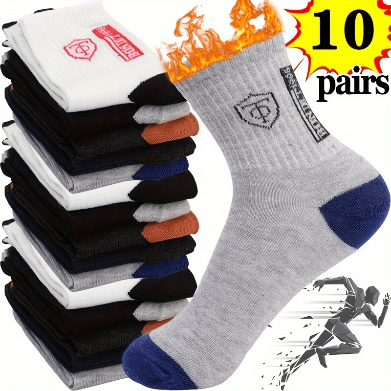 Men's Socks - Mid Tube Anti-Odor Sports Socks (20pcs/10pcs)