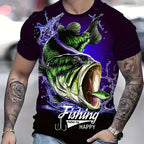 Men's Summer Creative Fashion 3D Digital Print T-Shirt