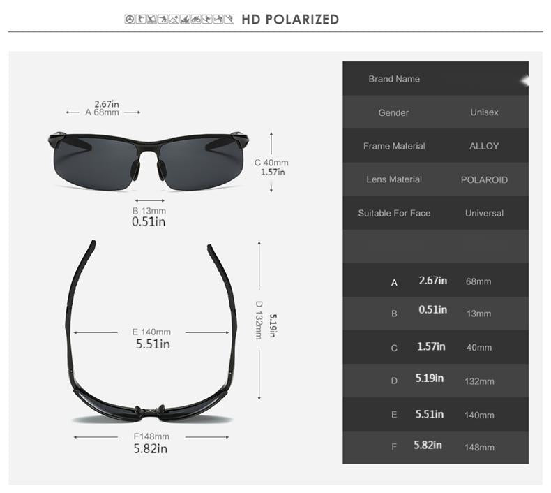 Men's Polarized TAC, For Outdoor Sports Cycling Fishing, Ideal Choice For Gifts