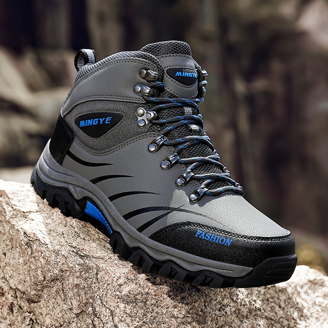 Men's High-Top Outdoor Sports Shoes - Trail Running & Hiking