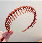 Hair Clip Frosted Color Headband Women's Non-slip Band Teeth Simple Pressure Headband Face Headband Hair Accessories - The Superior Findings Depot