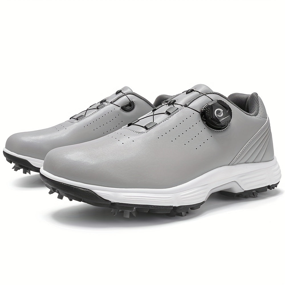 THESTRON Men's Lightweight Golf Shoes - Non-Slip TPU Sole