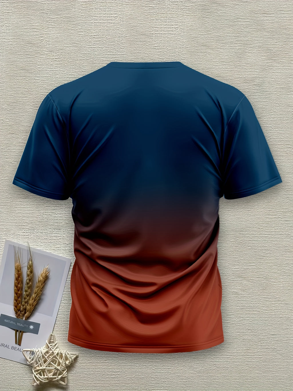 Men's Short Sleeve T-Shirt with Bold "JESUS THE WAY TRUTH LIFE" Print - Green & White Gradient Casual Round Neck Tee, Machine Washable Regular Fit Religious Graphic Top - The Superior Findings Depot