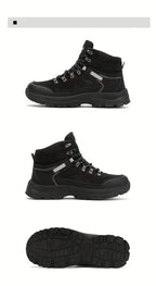 MAINALUN Men's All-Season High-Top Hiking Boots - Heavy-Duty